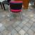 Vintage Chrome sled base office / desk chair A63 6 thumbnail