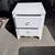 NightStand: White NightStand with 2 Drawers 2 thumbnail