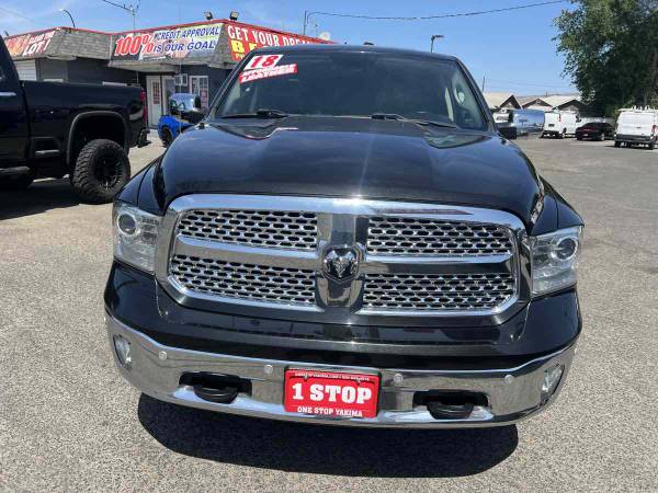 2018 Ram 1500 Laramie pickup Brilliant Black Crystal Pearl - $27,999 (CALL 509-795-0861 FOR AVAILABILITY)63436934316161121