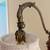 Antique Brass/Wood Floor Lamp 11 thumbnail