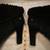 UGG Dandylion 2 Black Boots Leather Suede Shearling High Heel Ankle Bo 12 thumbnail