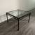Glass Coffee Table – Black Metal Frame – Great Condition 4 thumbnail