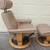 EKORNES STRESSLESS RECLINER AND OTTOMAN 5 thumbnail