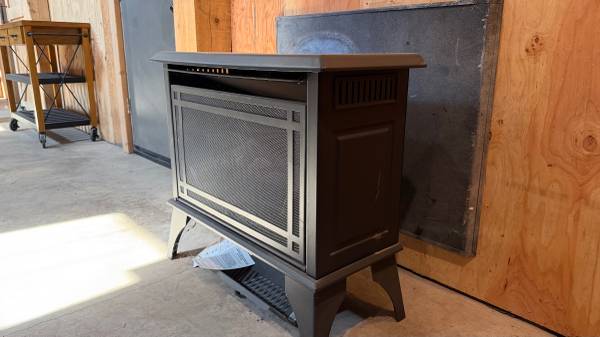 Propane free standing fireplace stove 1
