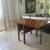 Mid Century Modern Space Saver Minimalist Drop Leaf Table with storage 3 thumbnail