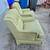 PROJECT: Midcentury Green Wingback Arm Chairs Lounge Chairs - A Pair 11 thumbnail