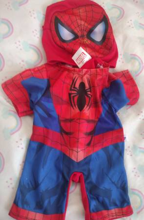 Build A Bear Spider-Man Marvel Outfit Superhero Clothing Set 1