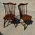 Temple Stuart Rockport Maple Wood Dining Chairs Set Pair of Two Fiddleback 3 thumbnail