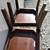 Set of 2 Solid Teak Chairs Queen Anne Style 38'' Height 19'' Seat Heig 11 thumbnail