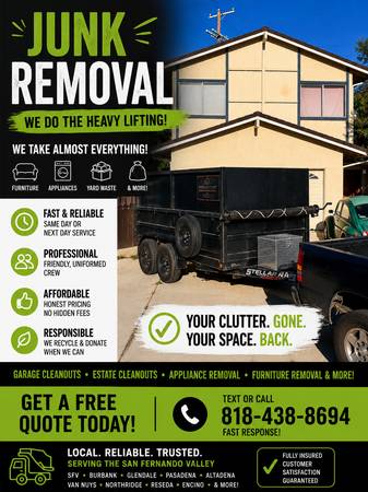 Quick Junk Removal & Garage Cleanouts – Fast Local Pickup – 1