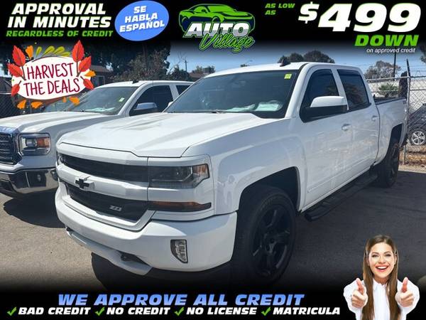 2018 Chevrolet Chevy SILVERADO 1500 CREW CAB Z71 LT PICKUP 4D 5 3/4 FT 1