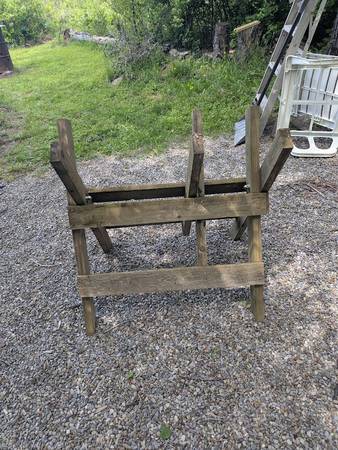 Chain saw saw horse 1