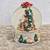 /// VTG FOREST CHRISTMAS CAROLERS w/SANTA MUSICAL SNOW GLOBE \\\ 2 thumbnail