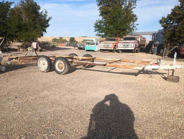 Old camp trailer frame 1