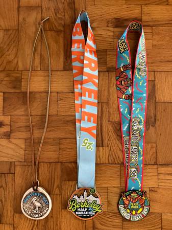 half marathon and 5K medals 1
