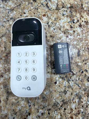 Garage video keypad 1