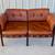 Vintage Arne Norell Leather Loveseat 2 thumbnail
