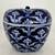 Vintage Bombay Company Blue and White Lidded Apple Chinoiserie 1 thumbnail