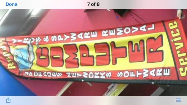 Reduced- Wind Sign for Computer Repair Shop 1