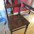 Thick wood / Metal frame modern kitchen Table + 2 chairs 9 thumbnail