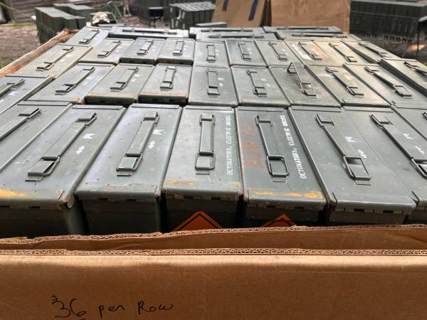 210 ammo cans storage boxes 30 cal clean nice 1