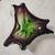 Ashtray Hand-blown Free-form Murano Glass Petal Splash Bowl Centerpiece 1 thumbnail