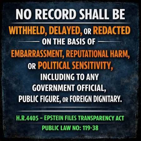 The Epstein Files Transparency Act 1