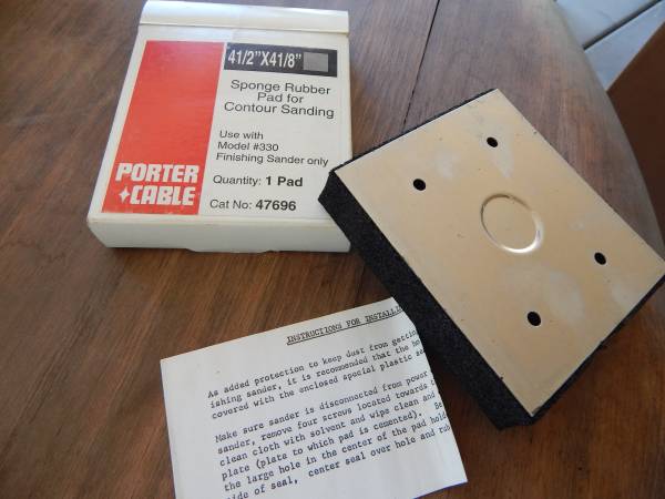 Porter Cable Finishing Sander Pad 1