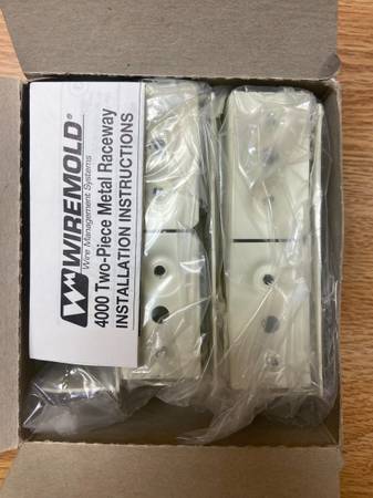 Wiremold V4010 4000 Series Raceway Blank End Fitting Ivory 1