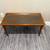 Wooden Coffee Table with Leather & Glass Top 6 thumbnail