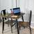 Compact Rustic Industrial Dining Table & 2 Chairs 14 thumbnail