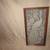 c.1900 Art Nouveau Macrame Hanging w/ 2 Peacocks, framed 4 thumbnail