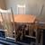 CUSTOM MADE Hard rock maple dining table and four chairs 23 thumbnail