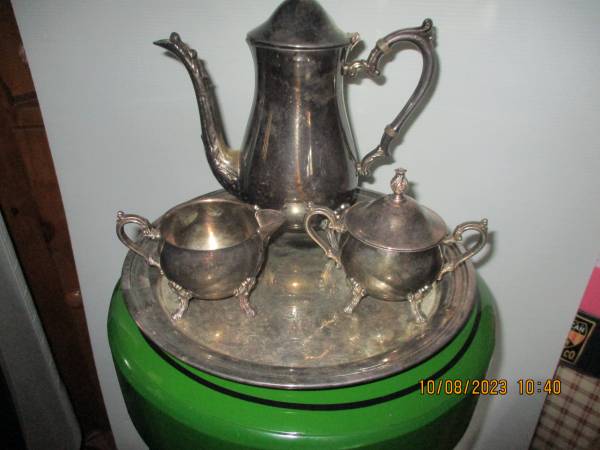 Silver plated Tea Set 1