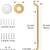 36 Inch Anti Slip Shower Grab Gold, Munzong Bathroom Grab Bar, Knurled 3 thumbnail