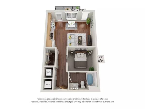 $1,232 / 565ft2 - Wonderful location for commuters! We're near public transit (Nashville - Cleveland Park)63904700086915120