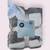 WAYLAND W SQUARE DELUXE SHERPA THROW BROWN AND WHITE 50X 60 1 thumbnail