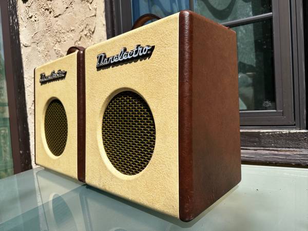 2x Danelectro Nifty Seventy Guitar / Bass Combo Amplifier 1990s