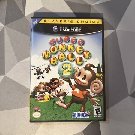 SUPER MONKEY BALL 2 Gamecube Player's Choice NINTENDO Sega 1