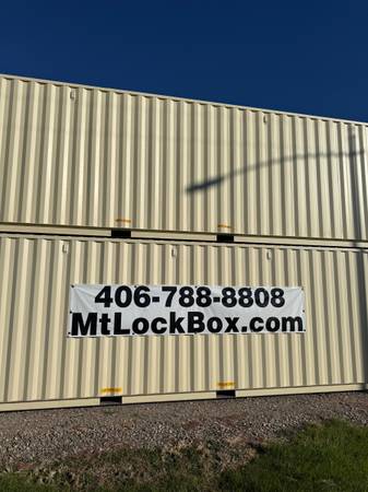 NEW 40’ High Cube Shipping Container / Conex at Montana LockBox 1