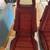 Pair Vintage Recaro Racing Race Car Seats Maroon fabric fish net head 3 thumbnail