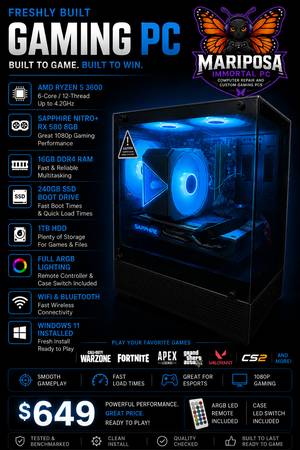 PC AMD Good for gaming 1