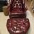 Ethan Allen leather chair and ottoman 1 thumbnail