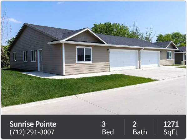 $1,335 / 3br - 1271ft2 - ¡Cumplimos con todos sus requisitos! ¡Excelentes comodidades! Fantástico de 3 habitaciones y 2 baños (Storm Lake)63849486892163121