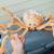 Faux SPIDER BIG orange black HALLOWEEN DECORATION Plush Furry Vintage 9 thumbnail