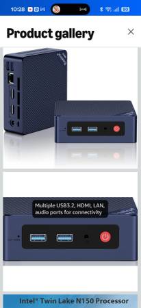 Beelink Mini S13 Intel Twin N150, 500GB, 16GB RAM - electronics