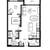 1br + 1 den - 796ft2 -1 bedroom + den, 1 bath - Mistral (308) 2 thumbnail