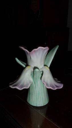 Vintage Iris Fitz & Floyd Candle Stick Holder 1
