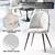 BLACK FRIDAY SALES! Homy Casa · Haven Fabric Dining Chair 2pcs, Beige 5 thumbnail