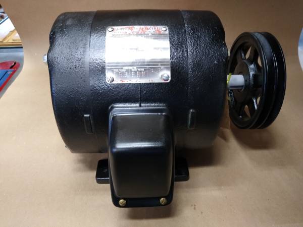 GE 3HP 3PH  1750 rpm Industrial motor 1